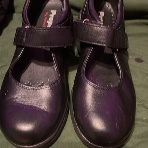 Propet Black Loafers with Adjustable Strap and Leather Finish